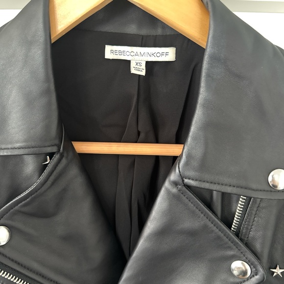 Rebecca Minkoff Star-Studded Leather Jacket - Picture 2 of 3
